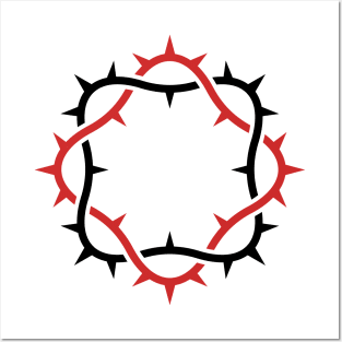 Crown of thorns of the Lord and Savior Jesus Christ. Posters and Art